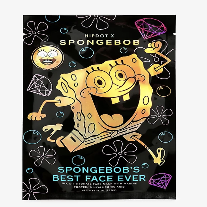 Face mask called "Spongebob's Best Face Ever" 