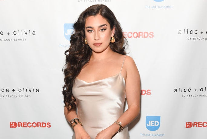 Lauren Jauregui attends a special night with Jenna Andrews, The Jed Foundation, and Alice + Olivia at Alice + Olivia Boutique