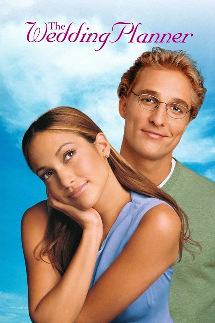 Jennifer and Matthew McConaughey in The Wedding Planner