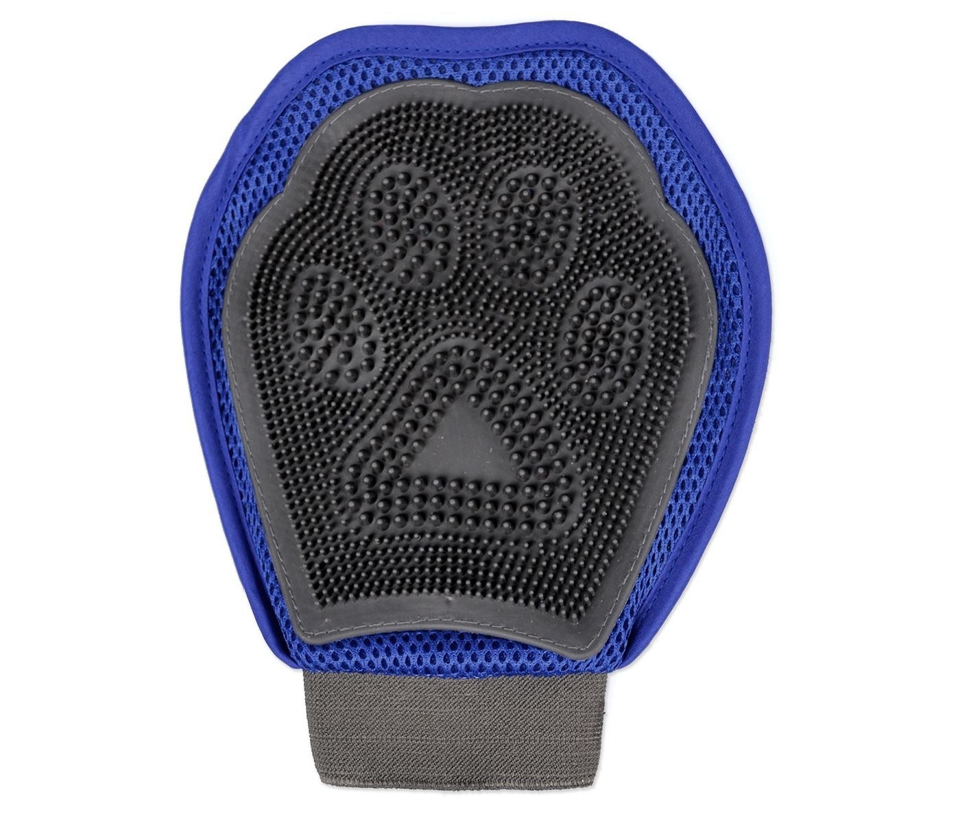 Black, gray and blue grooming tool