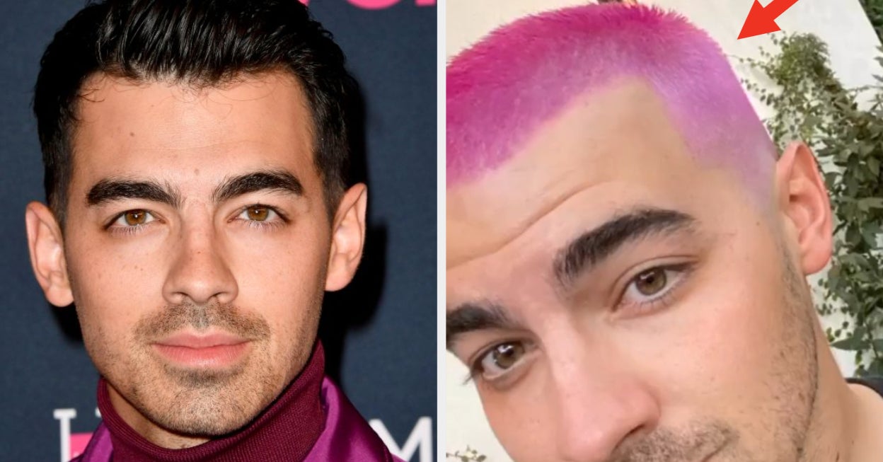 Joe Jonas Debuts Pink Hair For Breast Cancer Awareness Month