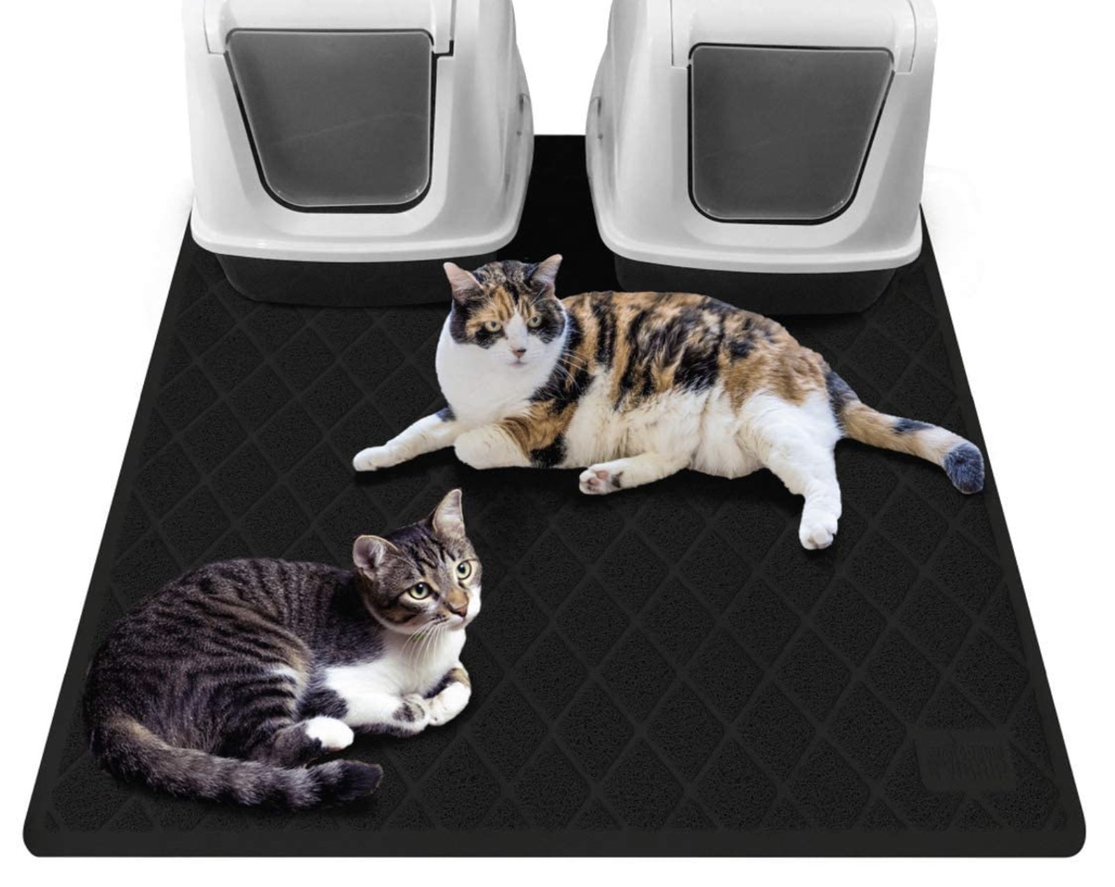 Gorilla Grip Thick Cat Litter Trapping Mat, Less Waste, Traps Mess from Box  for Cleaner Floors, Stays in Place for Cats, Soft on Kitty Paws, Easy  Clean, Large Size, Pet Accessories, Durable