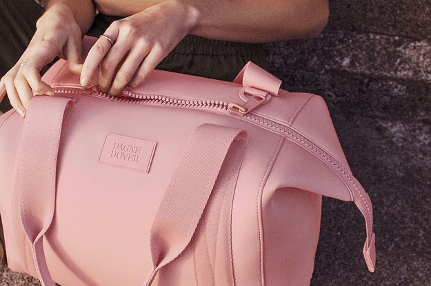 Pink Dagne Dover duffle bag