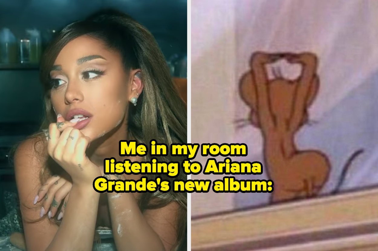 Sexy Ariana Grande Latex - Best Reactions To Ariana Grande's New Album Positions