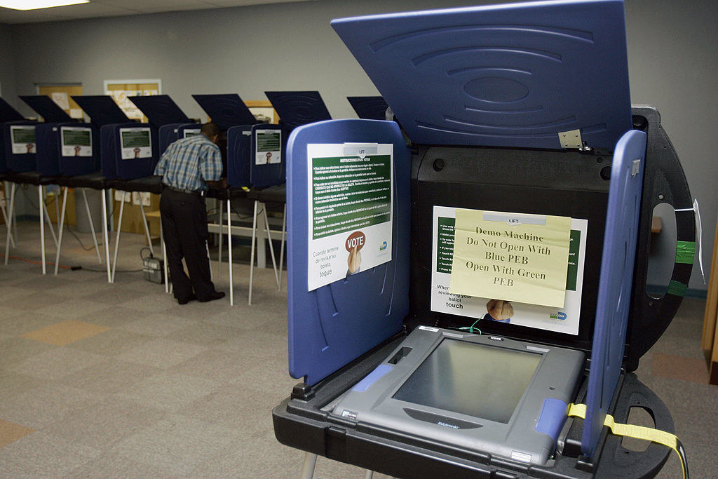 Voting machine in Florida