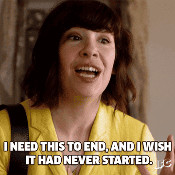 Carrie clasps her hands together and says, &quot;I need this to end, and I wish it had never started,&quot; on Portlandia
