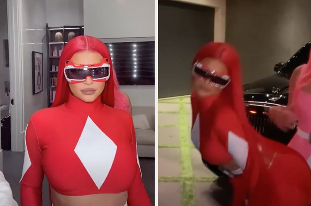 Kylie Jenner as a Power Ranger