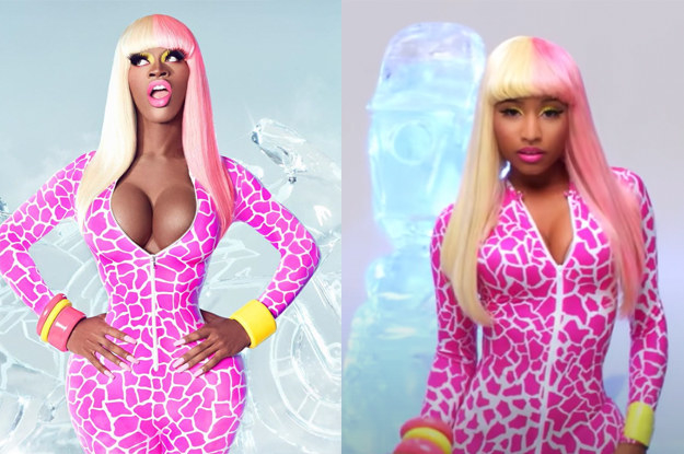 Lil Nas X as Nicki Minaj in the &quot;Superbass&quot; vide