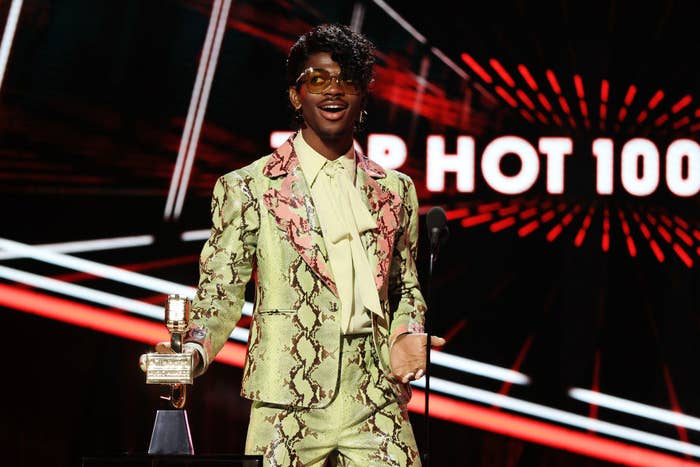 Lil Nas at the 2020 Billboard Music Awards,