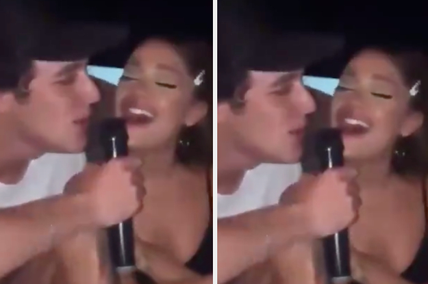 Ariana Grande and her boyfriend