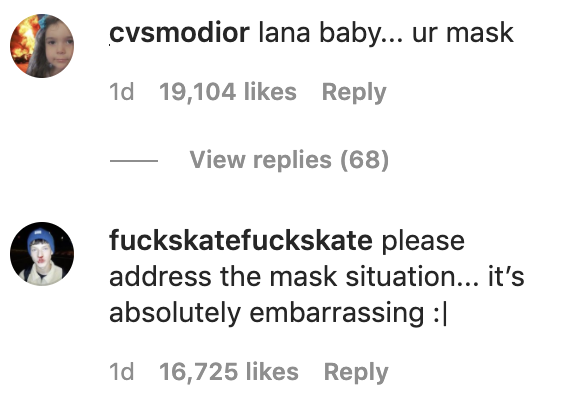 Fans asking Lana to address the situation, calling it, &quot;absolutely embarasssing&quot;