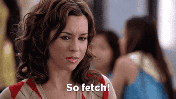 Gretchen saying fetch in Mean Girls