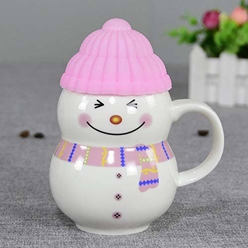 A snowman mug