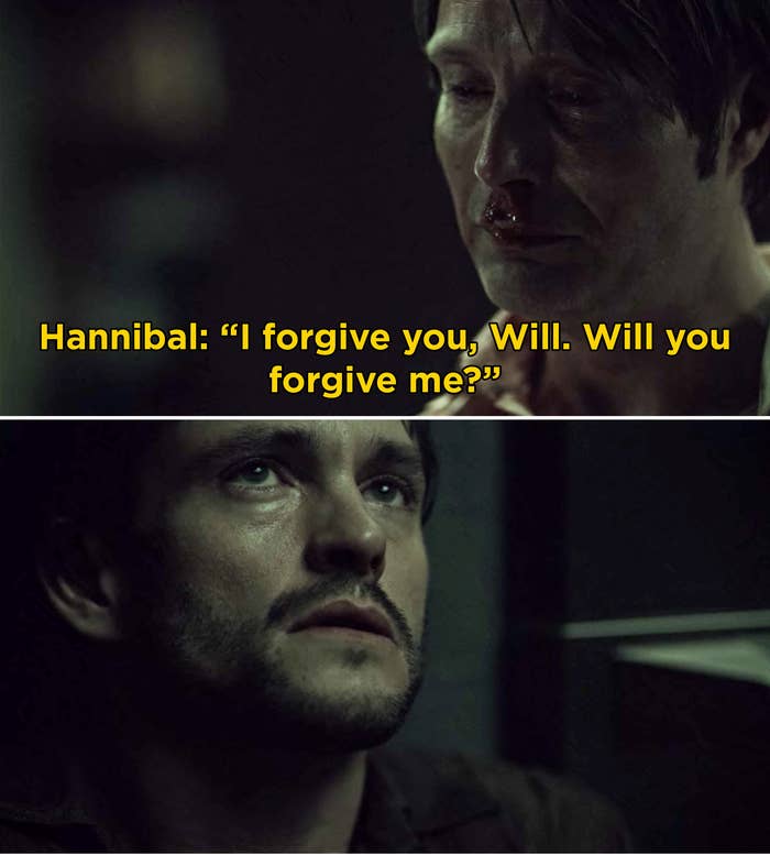 Hannibal asking Will if he&#x27;ll forgive him