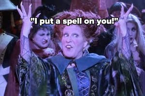 "I put a spell on you" hocus pocus image