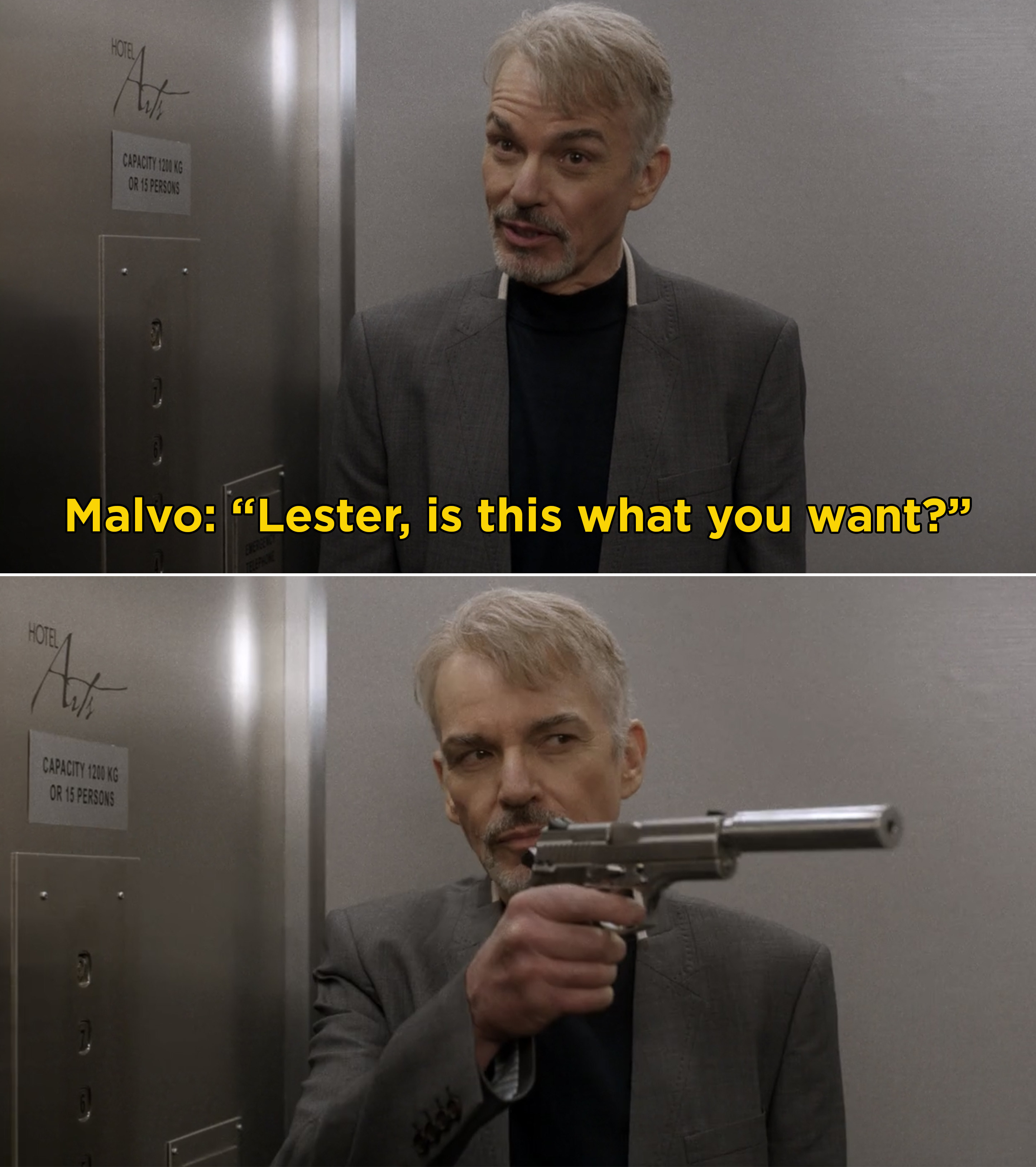 Malvo saying, &quot;Lester, is this what you want?&quot;
