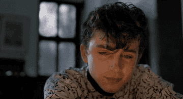 Timothée Chalamet crying in &quot;Call Me By Your Name&quot;