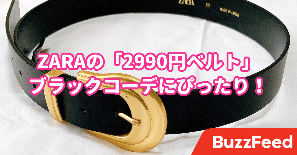 見つけた瞬間ポチった。ZARAの「2990円ベルト」が高見えの極み