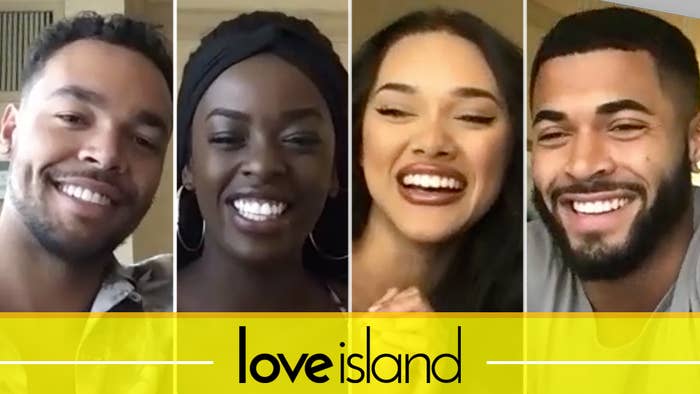 &quot;Love Island&quot; stars Caleb, Justine, Cely, and Johnny