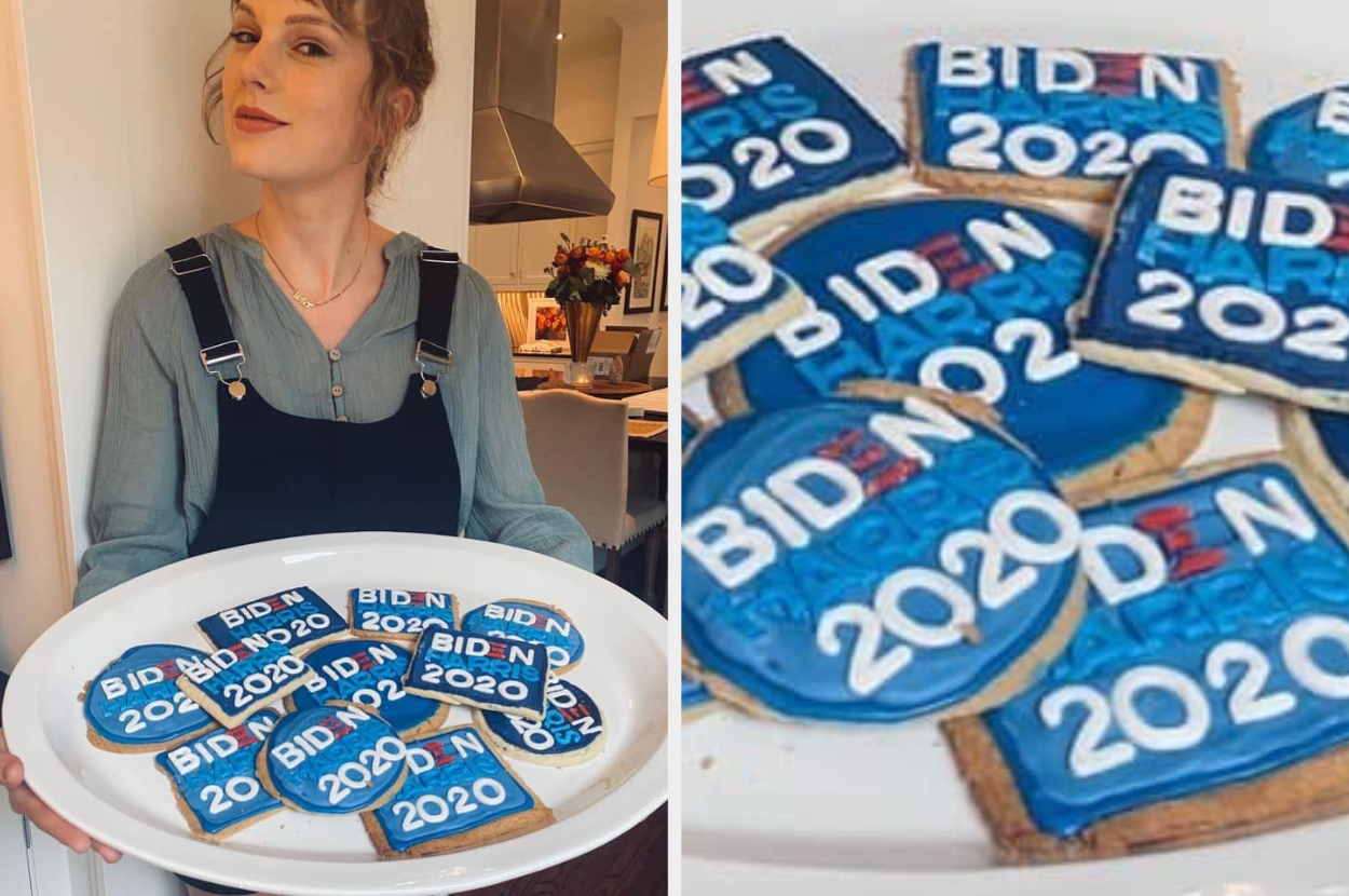 Taylor Swift Baked Biden Harris 2020 Cookies