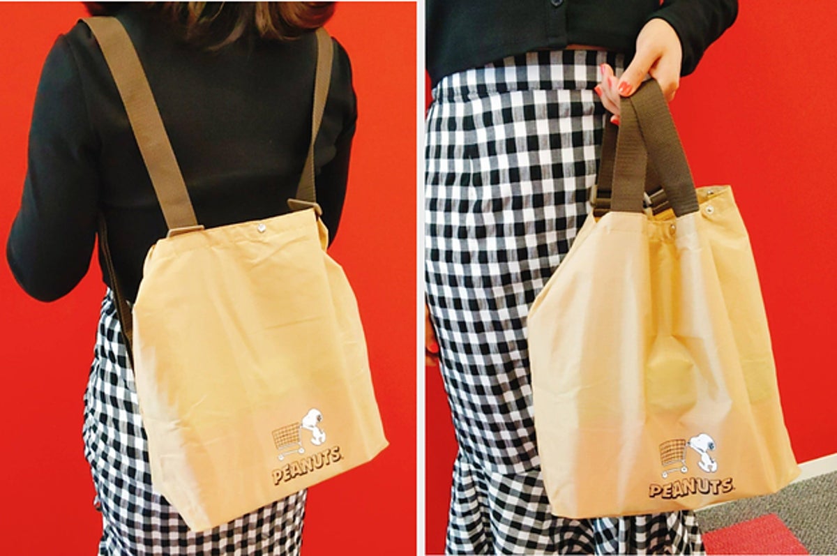 これが付録だと リュックとしても使えるスヌーピーのエコバッグが有能すぎ これが付録だと リュックとしても使えるスヌーピーのエコバッグが有能すぎ