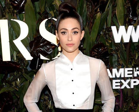 Emmy Rossum attends the 2019 WWD Honors