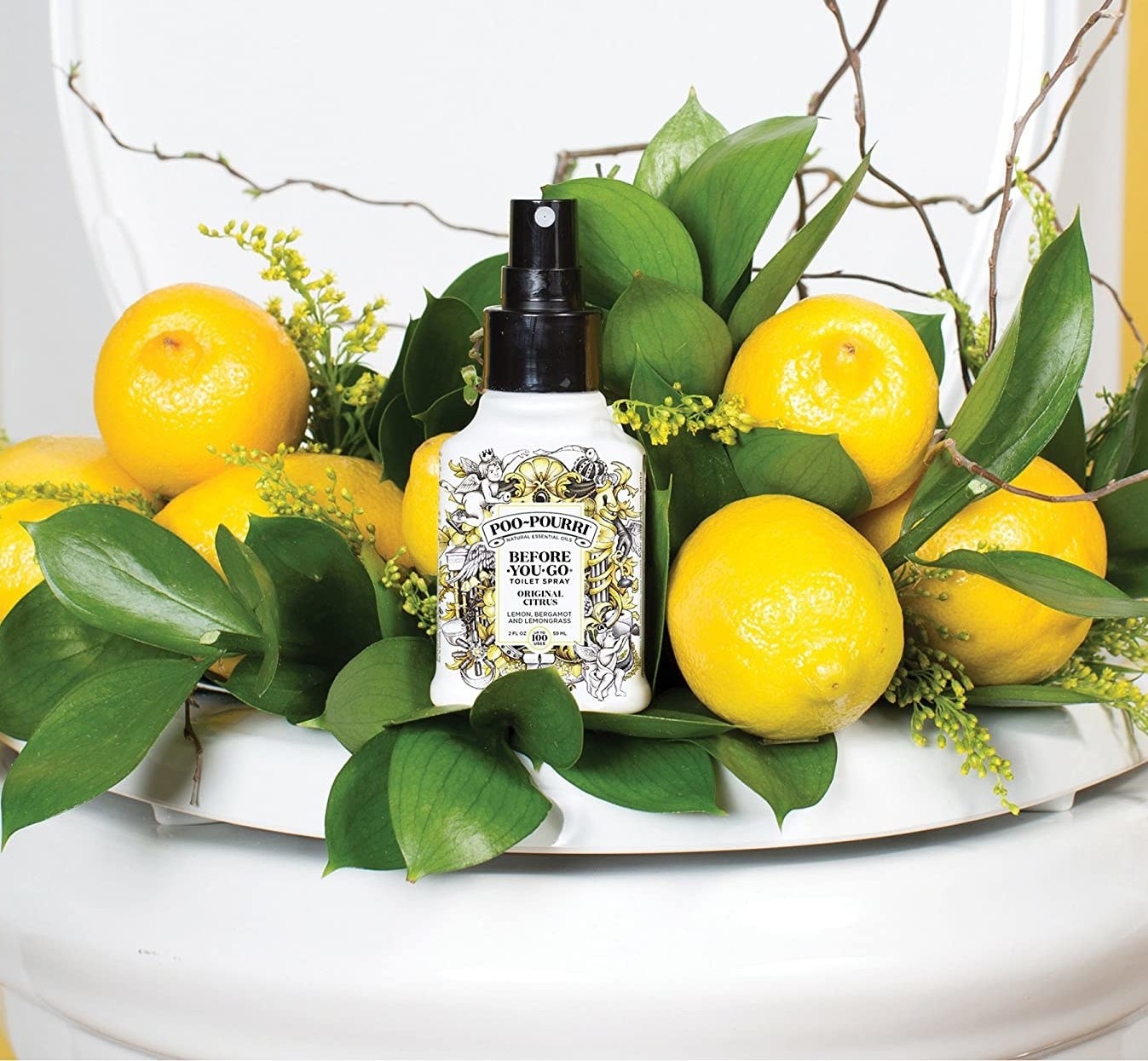 Bottle of Poo-Pouri in original citrus scent