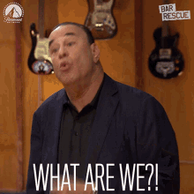 GIF that says &quot;What are we?!&quot;
