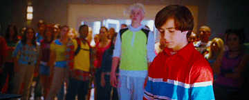 Michael Angarano  puts his fists up as Will in &quot;Sky High&quot;