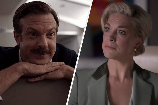 Ted and Rebecca in Ted Lasso