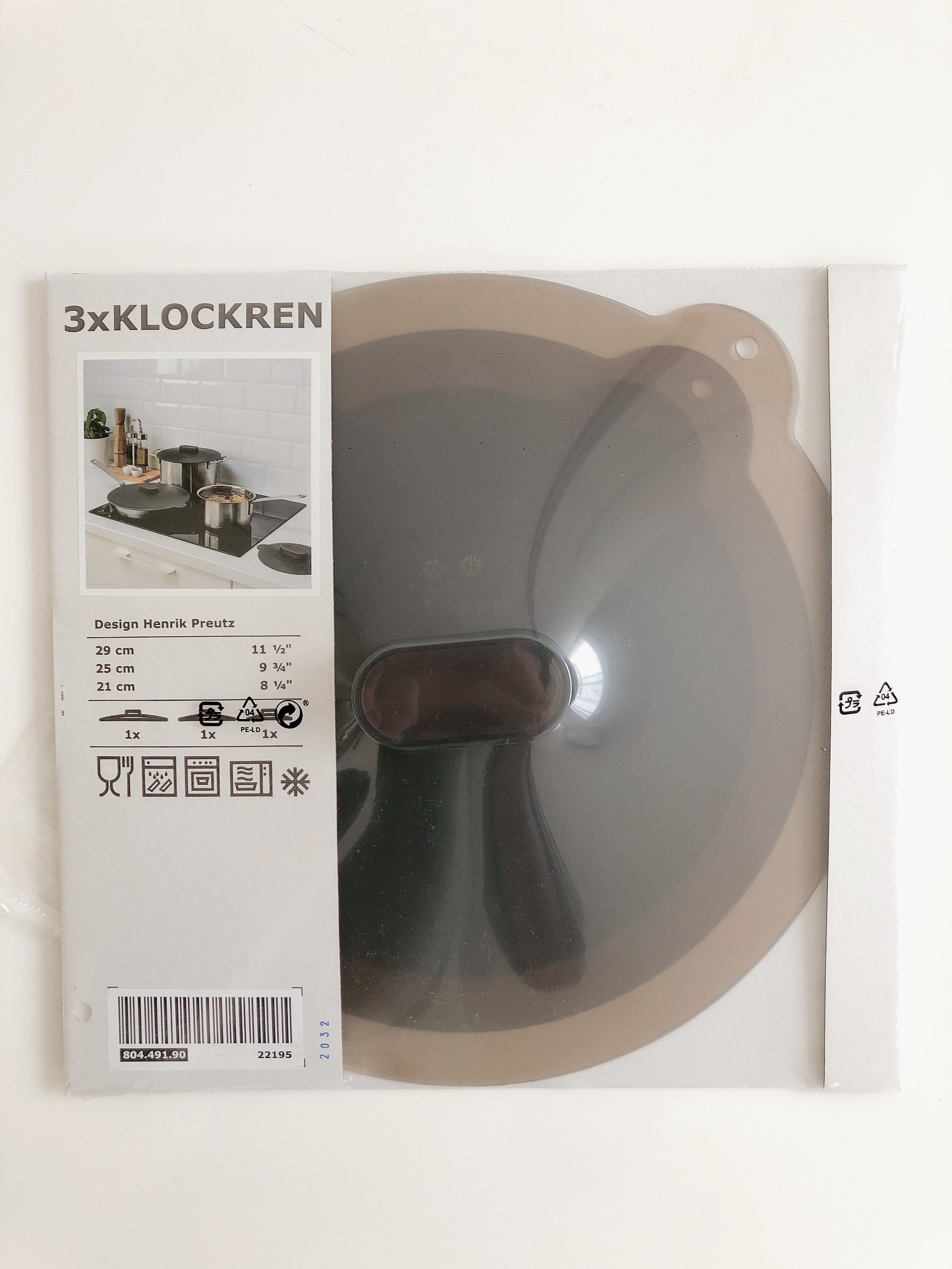 IKEA（イケア）のキッチンアイテム「KLOCKREN クロックレンユニバーサルふた3点セット」
