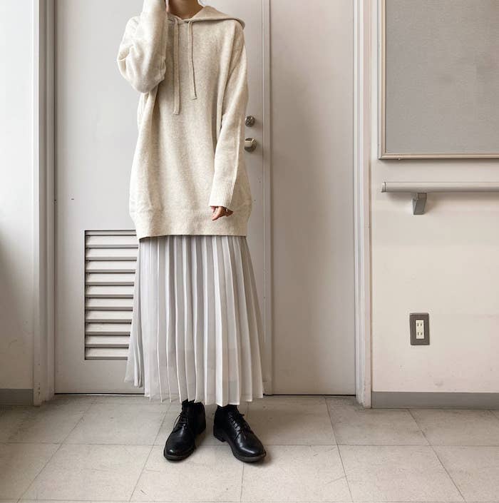 包み込まれるフワフワ感 ユニクロの 2990円ニットパーカー が可愛くて着心地もいいんです 包み込まれるフワフワ感 ユニクロの 2990円ニットパーカー が可愛くて着心地もいいんです