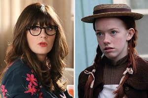 Jessica Day and Anne Shirley Cuthbert.