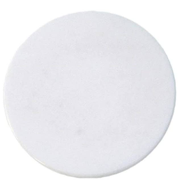 White marble rolling board.