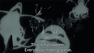 Ghosts from &quot;The Nightmare Before Christmas&quot; singing &quot;This Is Halloween&quot;