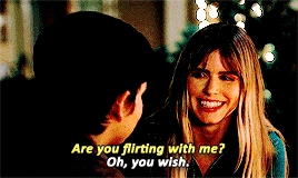 Brooke: &quot;are you flirting with me?&quot; Audrey: &quot;you wish&quot;