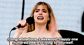 Brooke at the carnival: &quot;Congratulations Lakewood, happy 100 years of lying to yourself&quot;