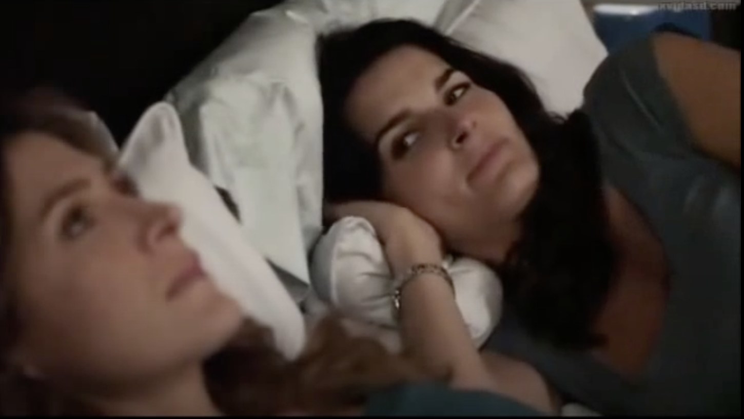 Rizzoli and Isles laying in bed together 