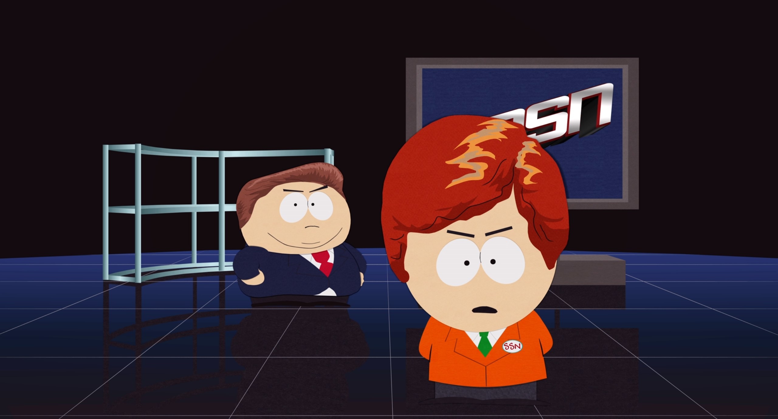 Cartman and Kyle present special report