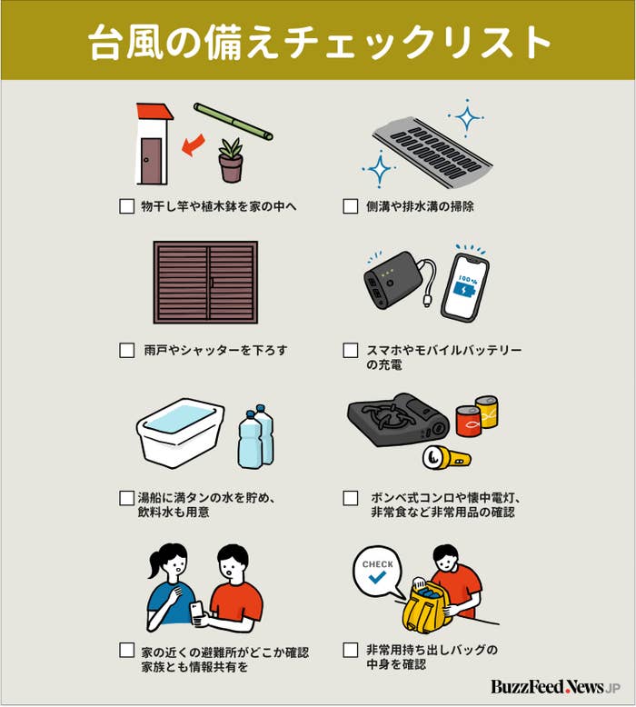 台風が来る前に。今すぐできる8つの対策。少しでも被害を軽減するため 