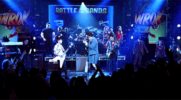 the School of Rock plays at the Battle of the Bands