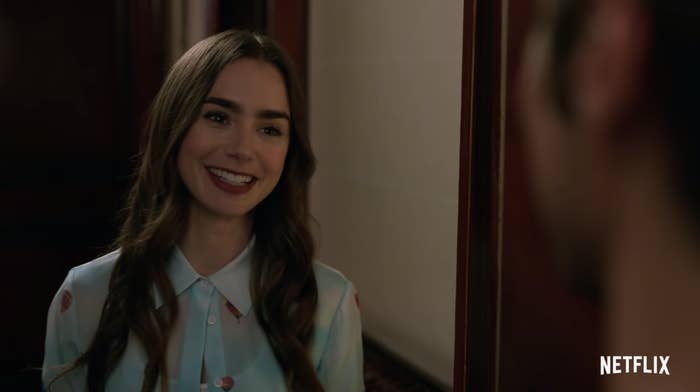 Lily Collins as Emily in &quot;Emily in Paris&quot;