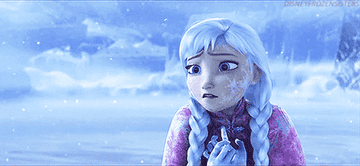 Anna from &quot;Frozen&quot; looking cold