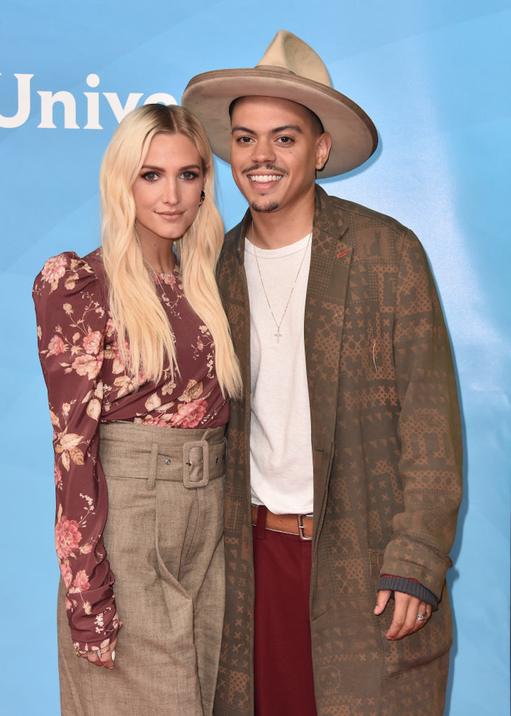 Ashlee and Evan smiling together