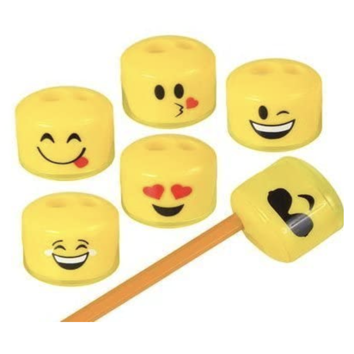 Pencil sharpeners that look like emojos