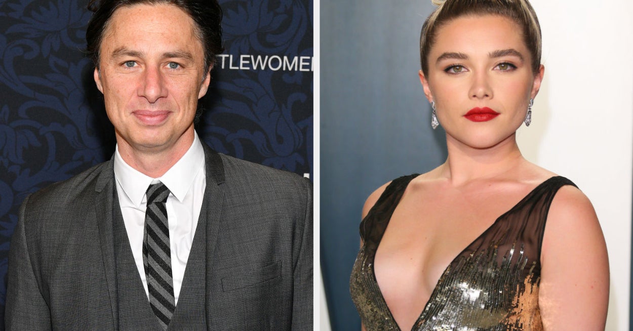 Zach Braff Responds To Florence Pugh Video Defending Their Relationship