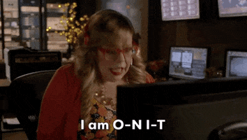 Gif of Garcia from Criminal Minds saying &quot;I am O-N I-T.