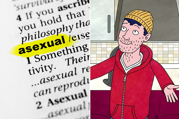 The word "Asexual" and Todd Chavez from BoJack Horseman