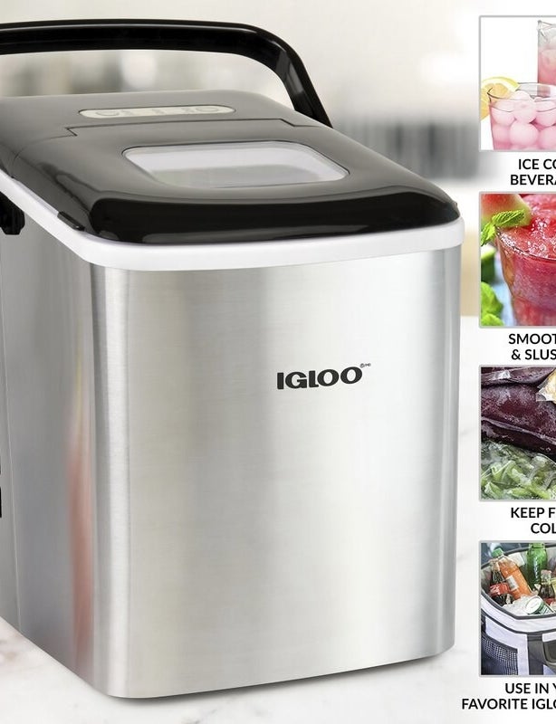 Stainless steel automatic ice maker