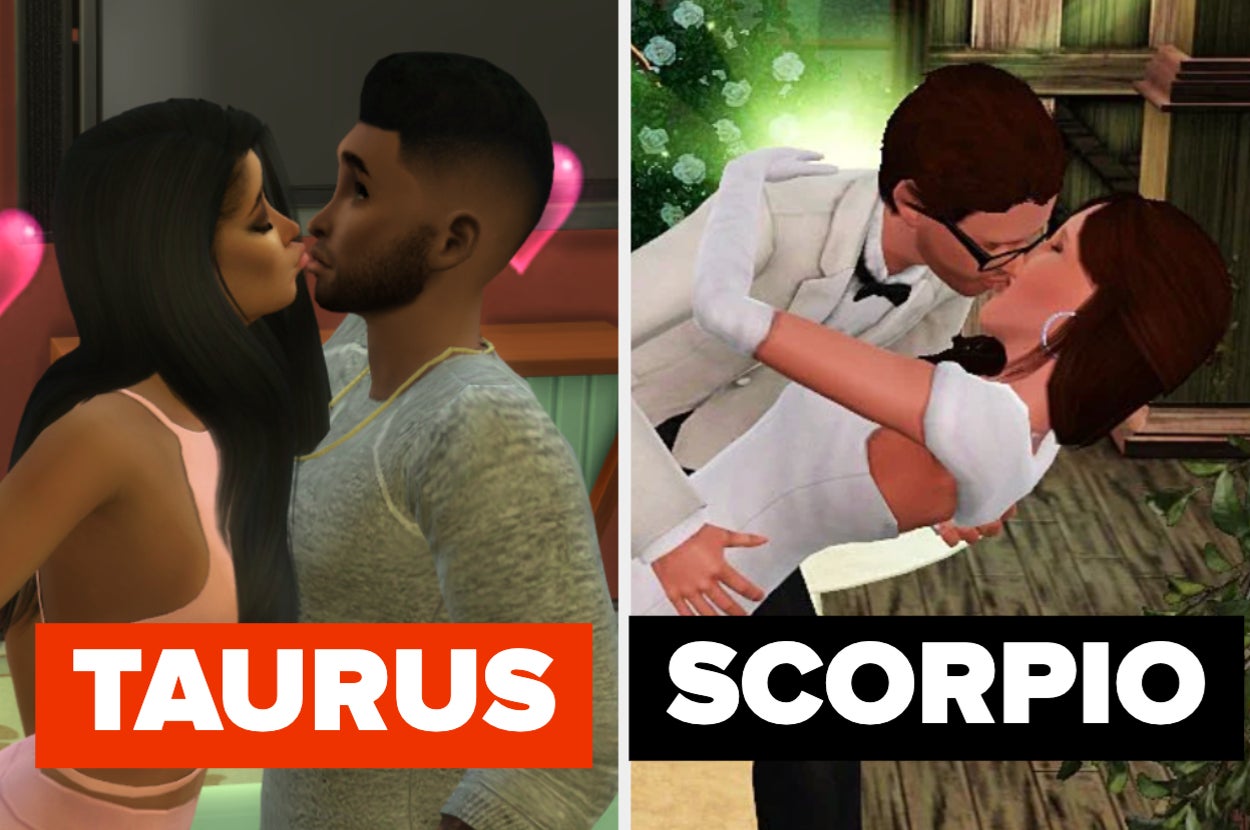 A couple kissing next to a couple in wedding outfits kissing
